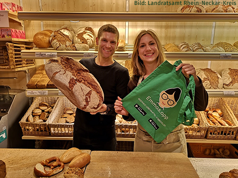 Bäcker in Zuzenhausen, der Marktfee-App nutzt